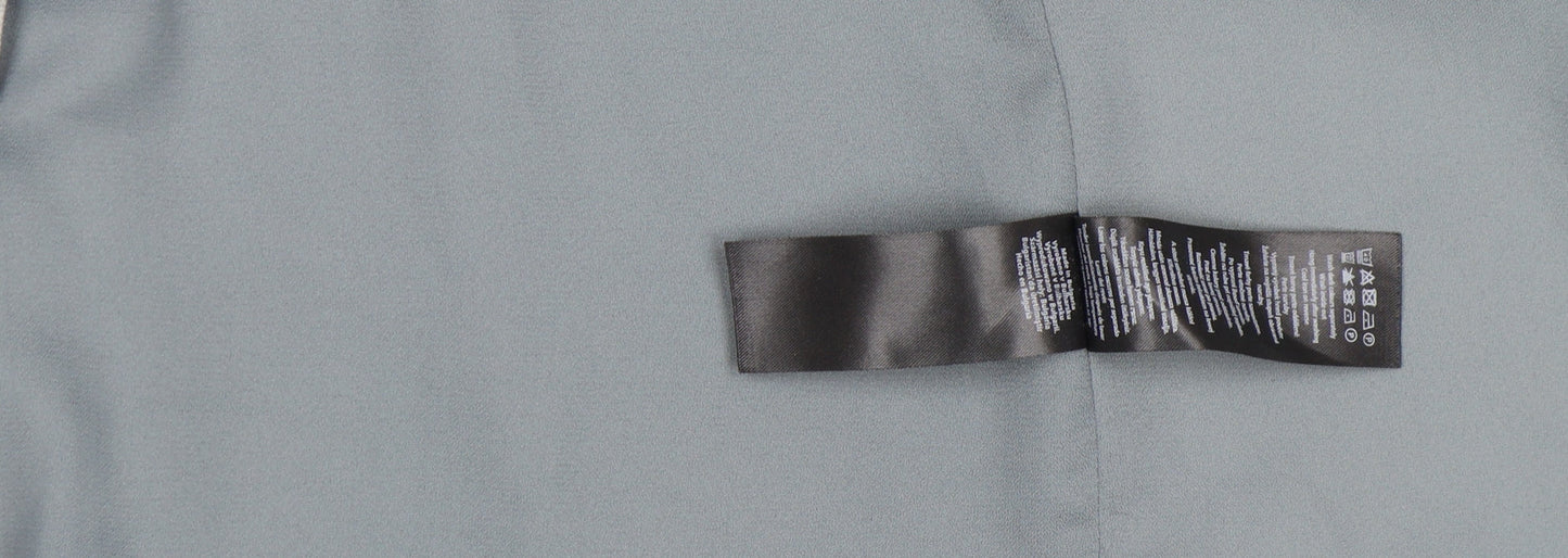 F&F Women’s Grey Double-Breasted Blazer Jacket Size 20 Regular Fit