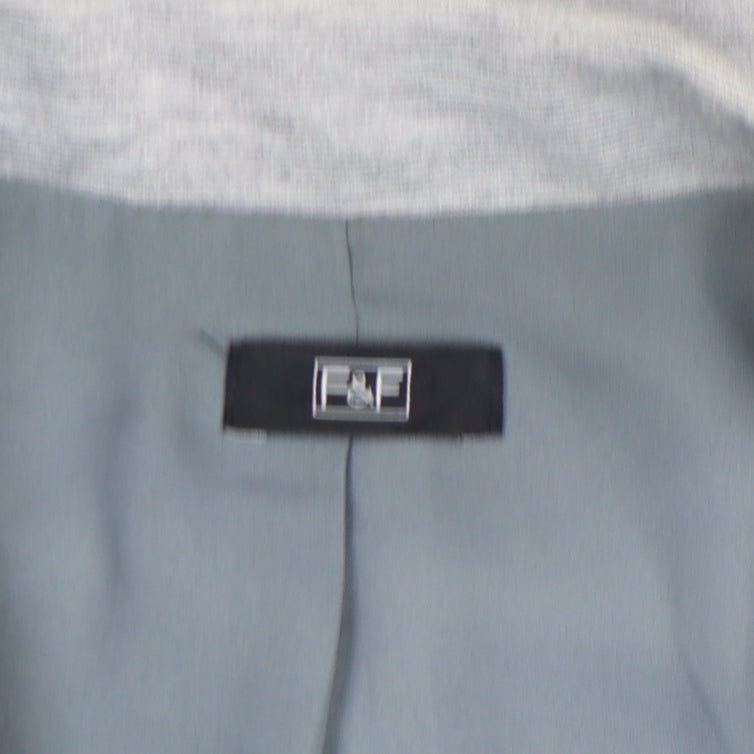 F&F Women’s Grey Double-Breasted Blazer Jacket Size 20 Regular Fit