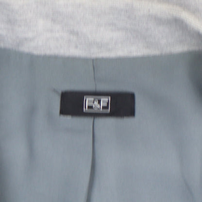 F&F Women’s Grey Double-Breasted Blazer Jacket Size 20 Regular Fit