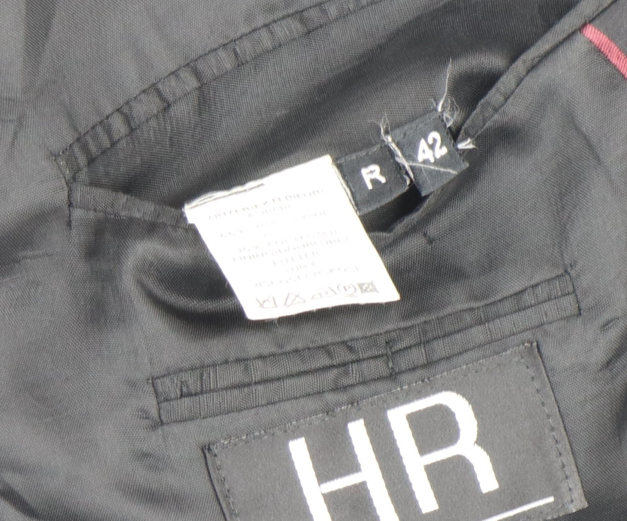 Mens UK Size 42 HR Black Formal Jacket