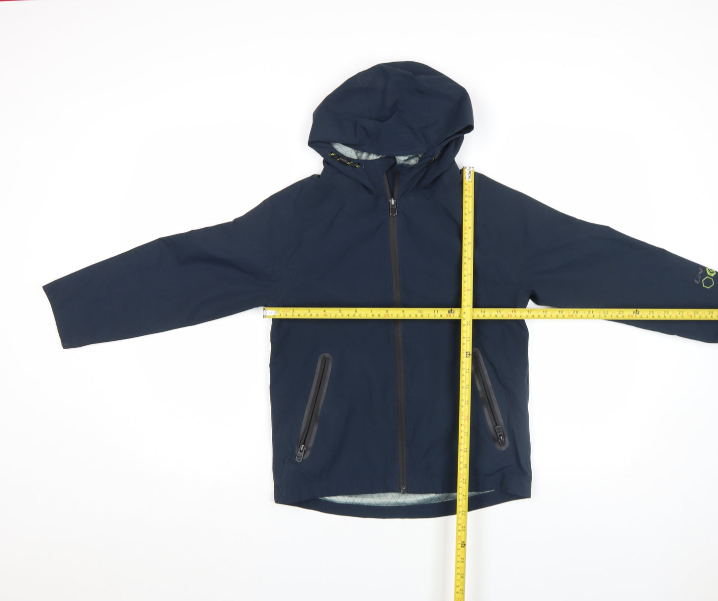 Next Boys Blue Performance Waterproof Rain Coat Jacket 8 Years Hooded