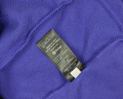Marks and Spencer Womens Purple Fleece Zip Jacket UK 14