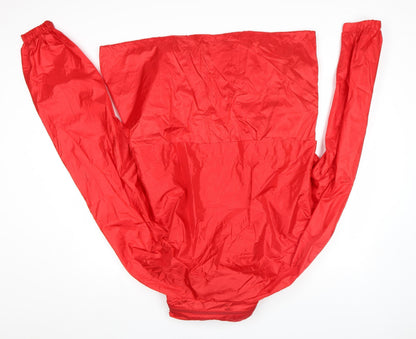 Mens UK Size L Speedo Red Windbreaker Coat