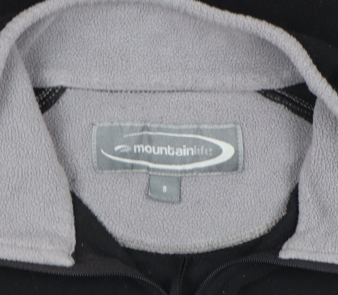 Mens UK Size S Mountainlife Black Basic Jacket