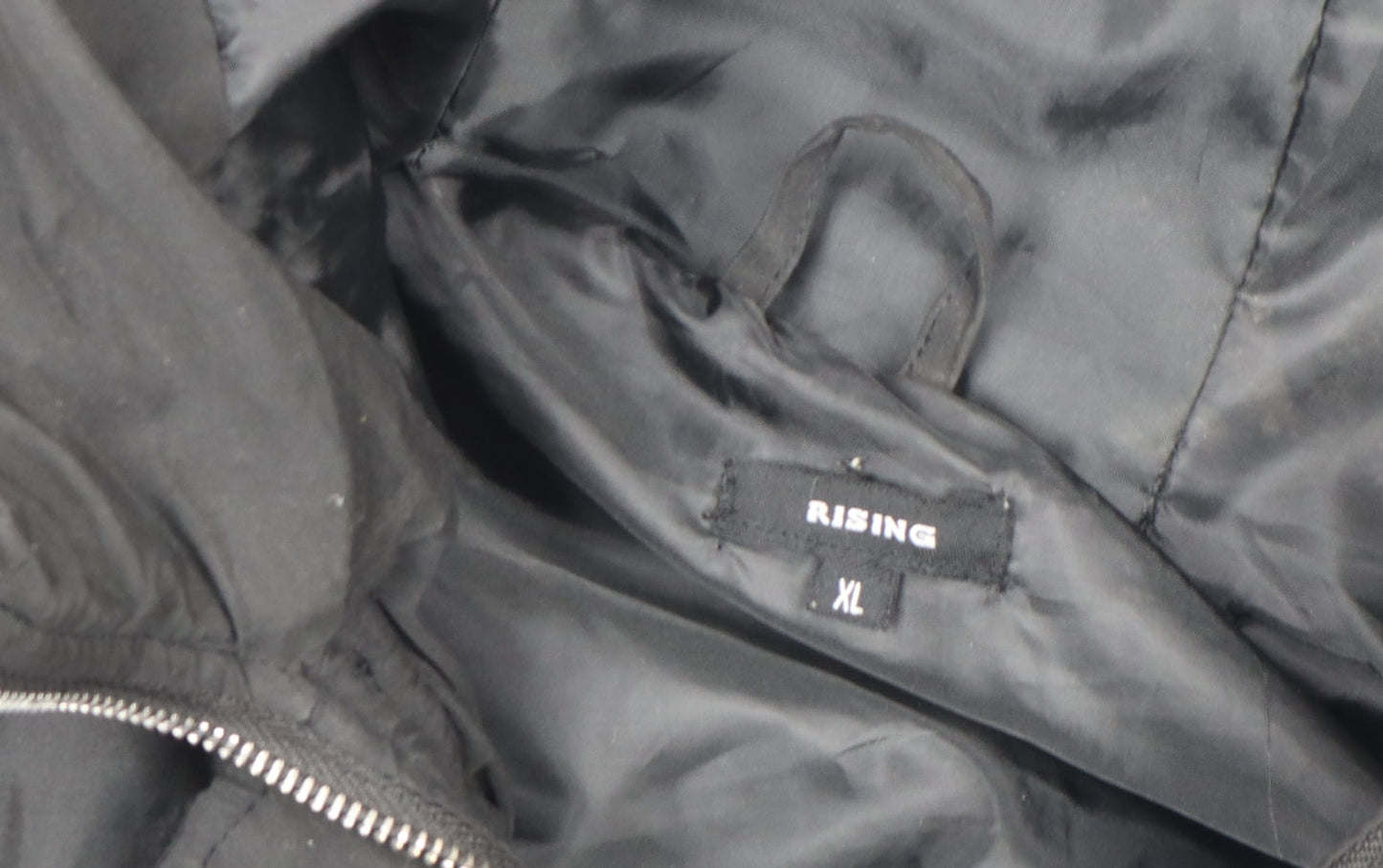 Womens UK Size XL Rising Black Puffer Jacket