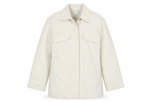 Womens UK Size L Mango Beige Basic Jacket