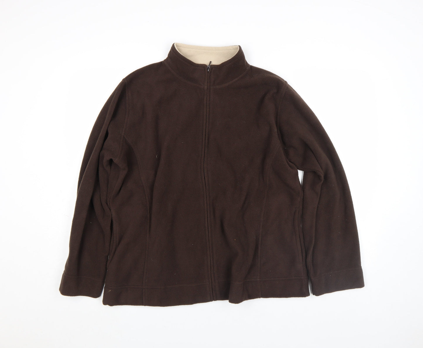 Womens UK Size XL Isle Brown Basic Jacket