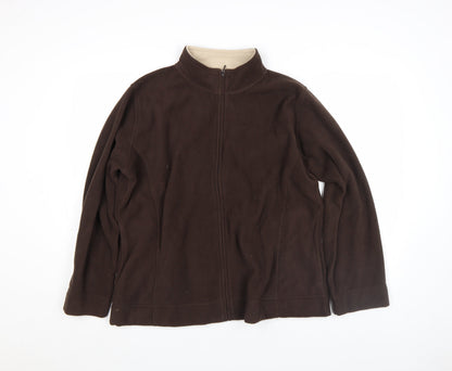 Womens UK Size XL Isle Brown Basic Jacket