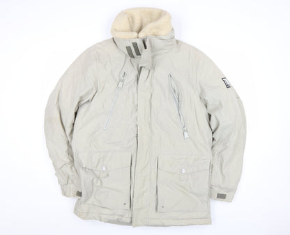 Mens UK Size M River Island Beige Parka Coat