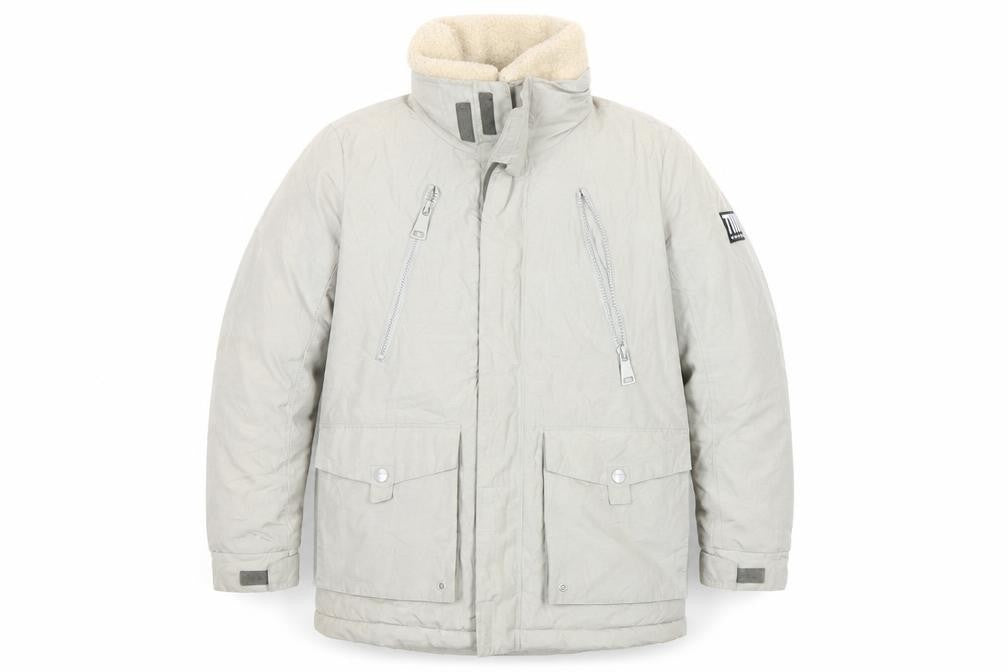 Mens UK Size M River Island Beige Parka Coat