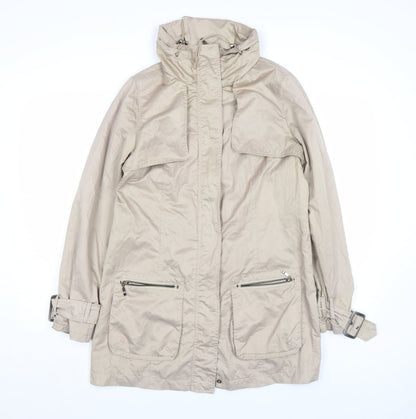 Womens UK Size S Antoni & Alison Beige Parka Coat