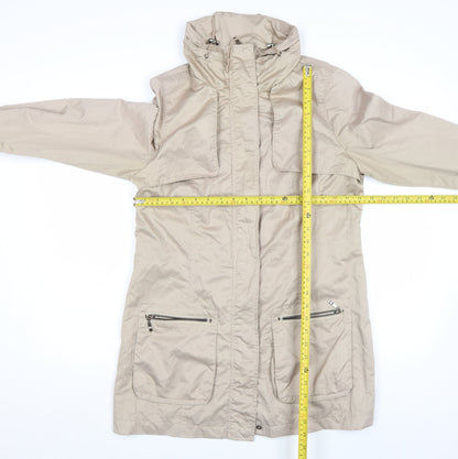 Womens UK Size S Antoni & Alison Beige Parka Coat