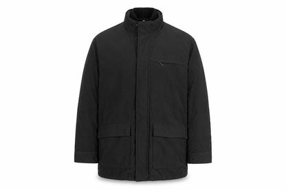 Mens UK Size L Thomas Nash Black Parka Coat