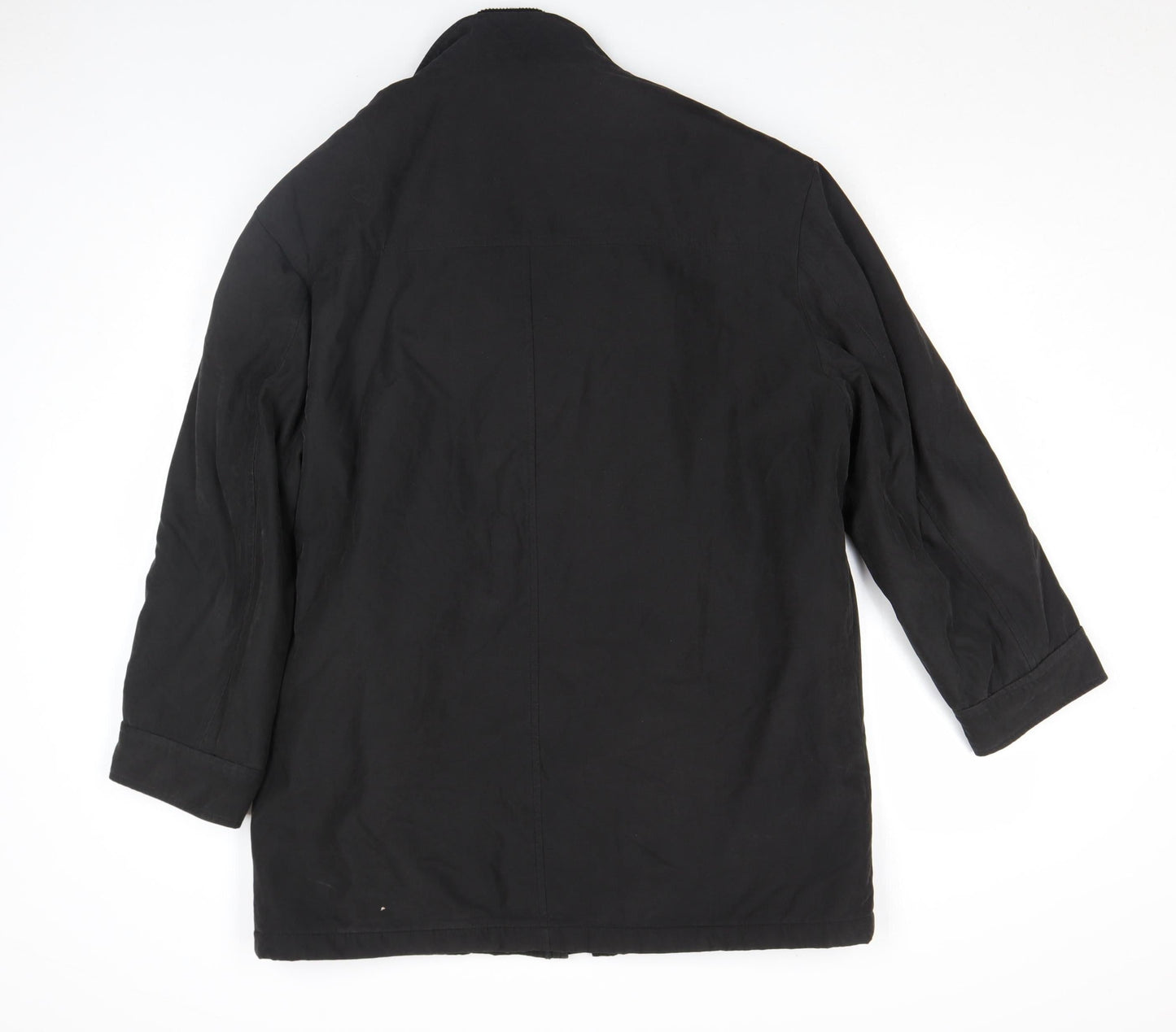 Mens UK Size L Thomas Nash Black Parka Coat