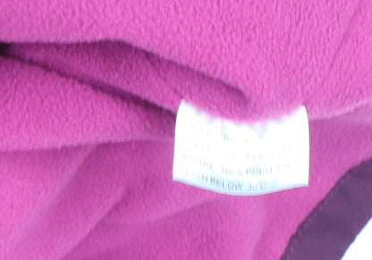 Arctic Storm Womens Purple Hooded Parka Jacket Size 18