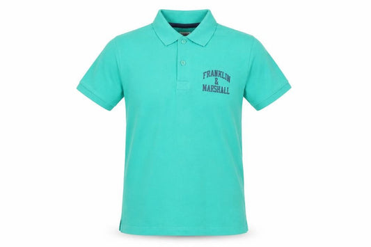 Boys UK Size 10-11 Years Franklin & Marshall Green Basic Polo