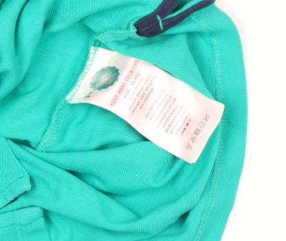 Boys UK Size 10-11 Years Franklin & Marshall Green Basic Polo