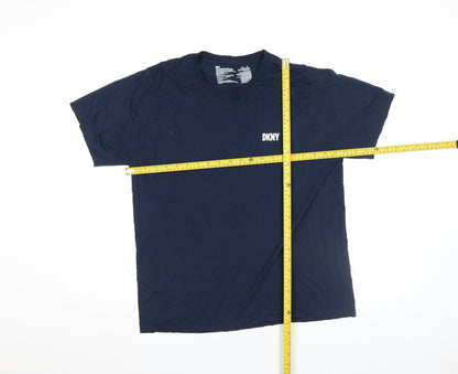 Mens UK Size L DKNY Blue  T-Shirt