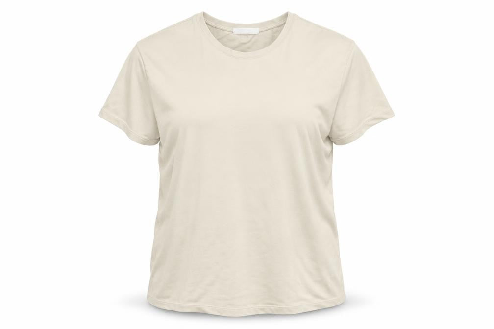 Womens UK Size L Whistles Beige Basic T-Shirt
