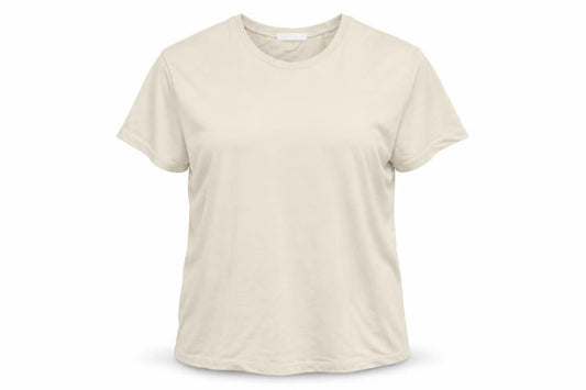 Womens UK Size L Whistles Beige Basic T-Shirt