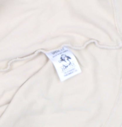 Womens UK Size L Whistles Beige Basic T-Shirt