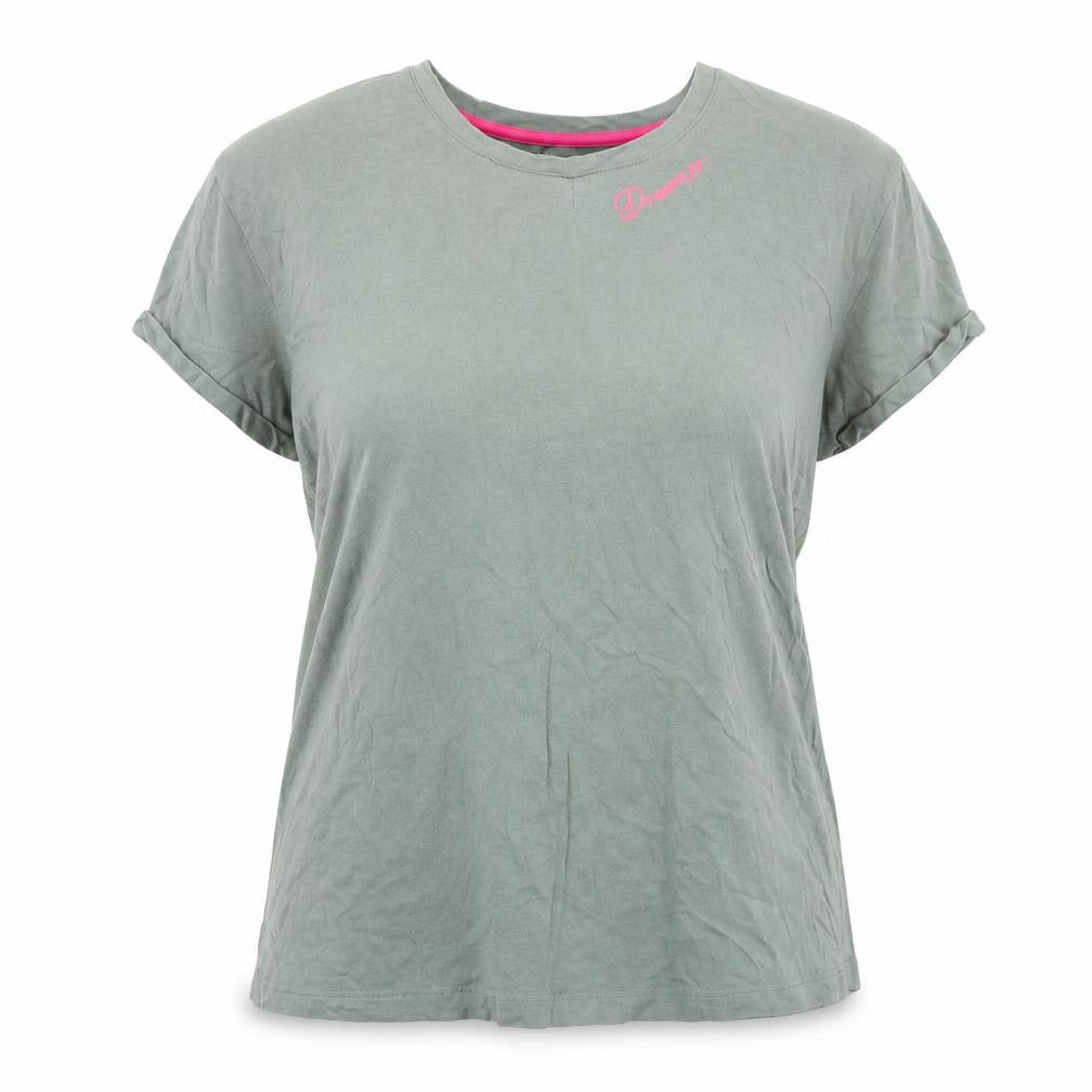 Womens UK Size 14 Marks and Spencer Green Basic T-Shirt