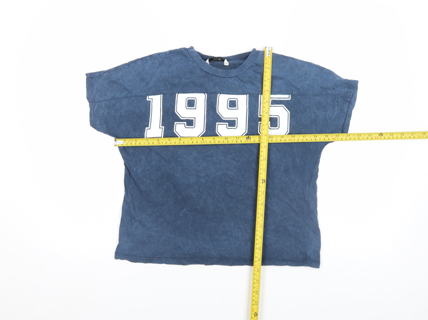 George Girls Blue 6-7 Years Cropped 1995 Graphic T-Shirt