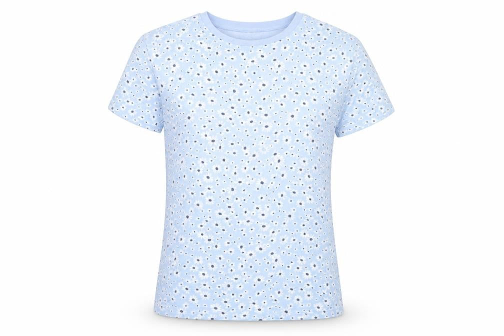 Womens UK Size 8 TU Blue Basic T-Shirt