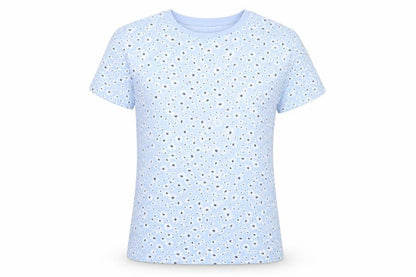 Womens UK Size 8 TU Blue Basic T-Shirt
