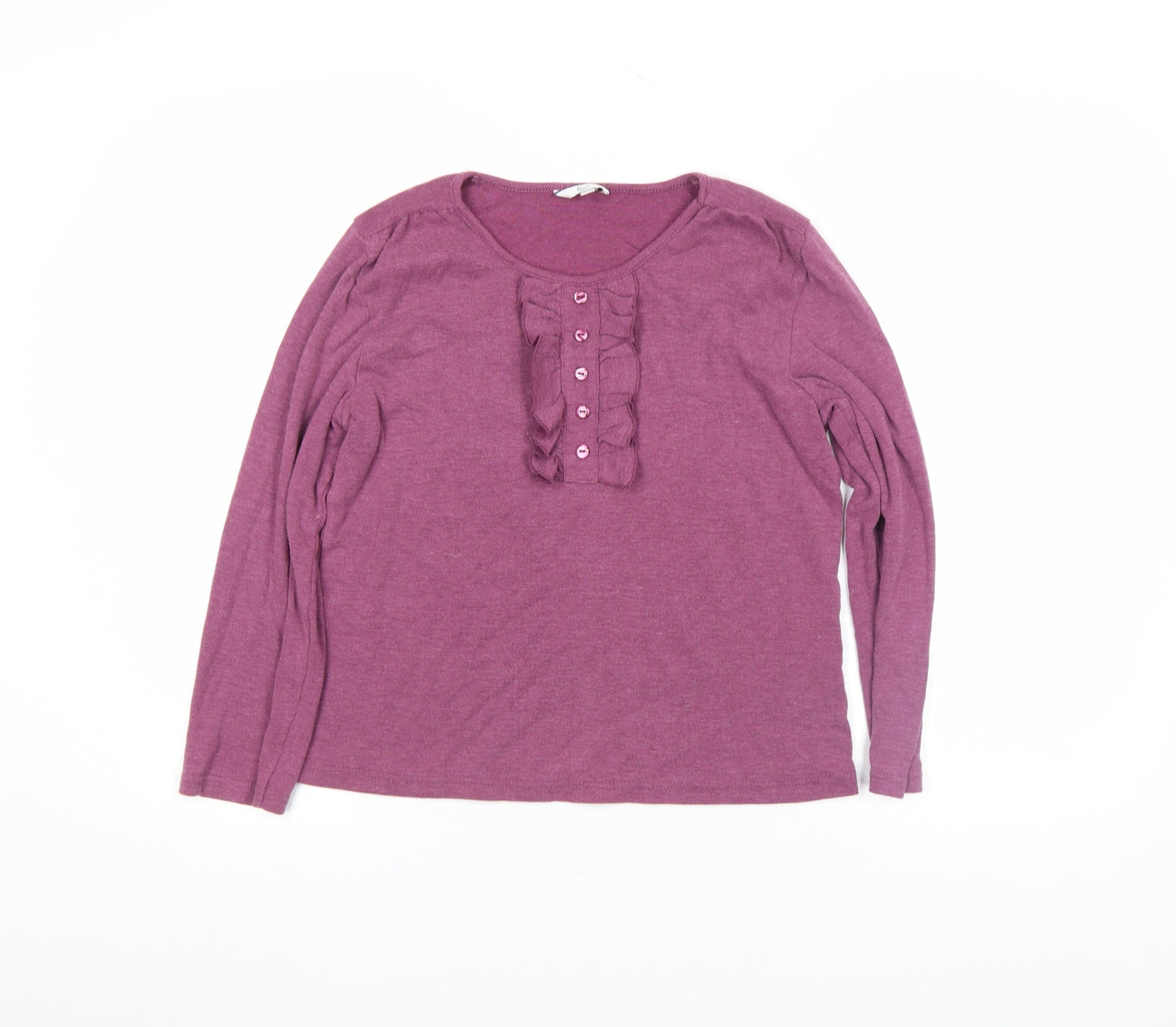 Womens UK Size M Klass Purple Tunic Blouse