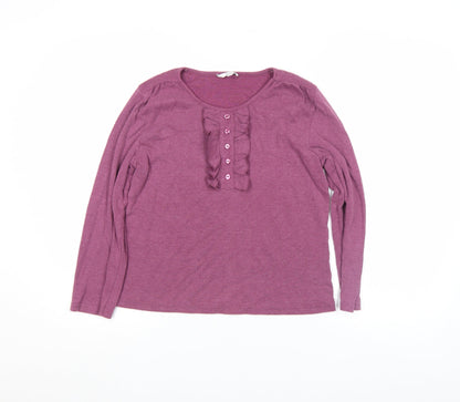 Womens UK Size M Klass Purple Tunic Blouse