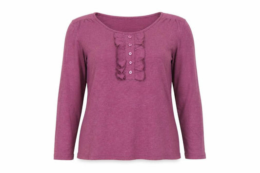 Womens UK Size M Klass Purple Tunic Blouse