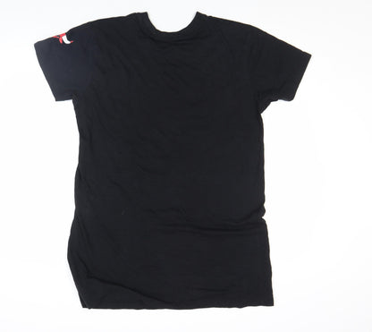 Womens UK Size XS NBA Black Basic T-Shirt