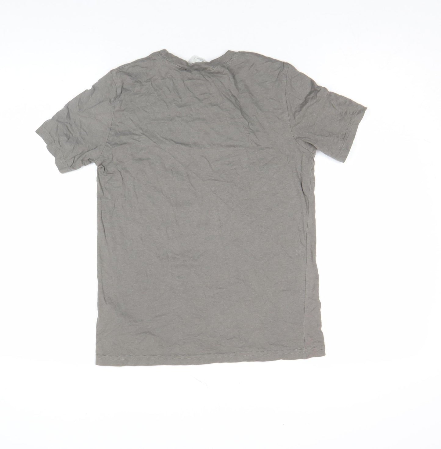 Boys UK Size 10-11 Years H&M Grey Basic T-Shirt