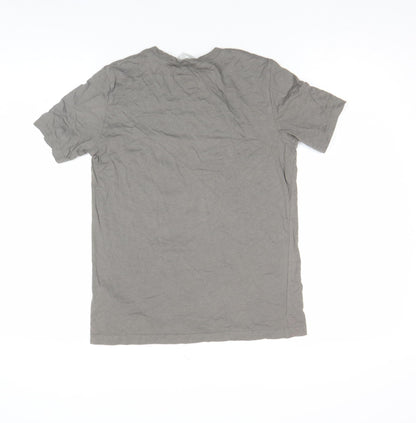 Boys UK Size 10-11 Years H&M Grey Basic T-Shirt