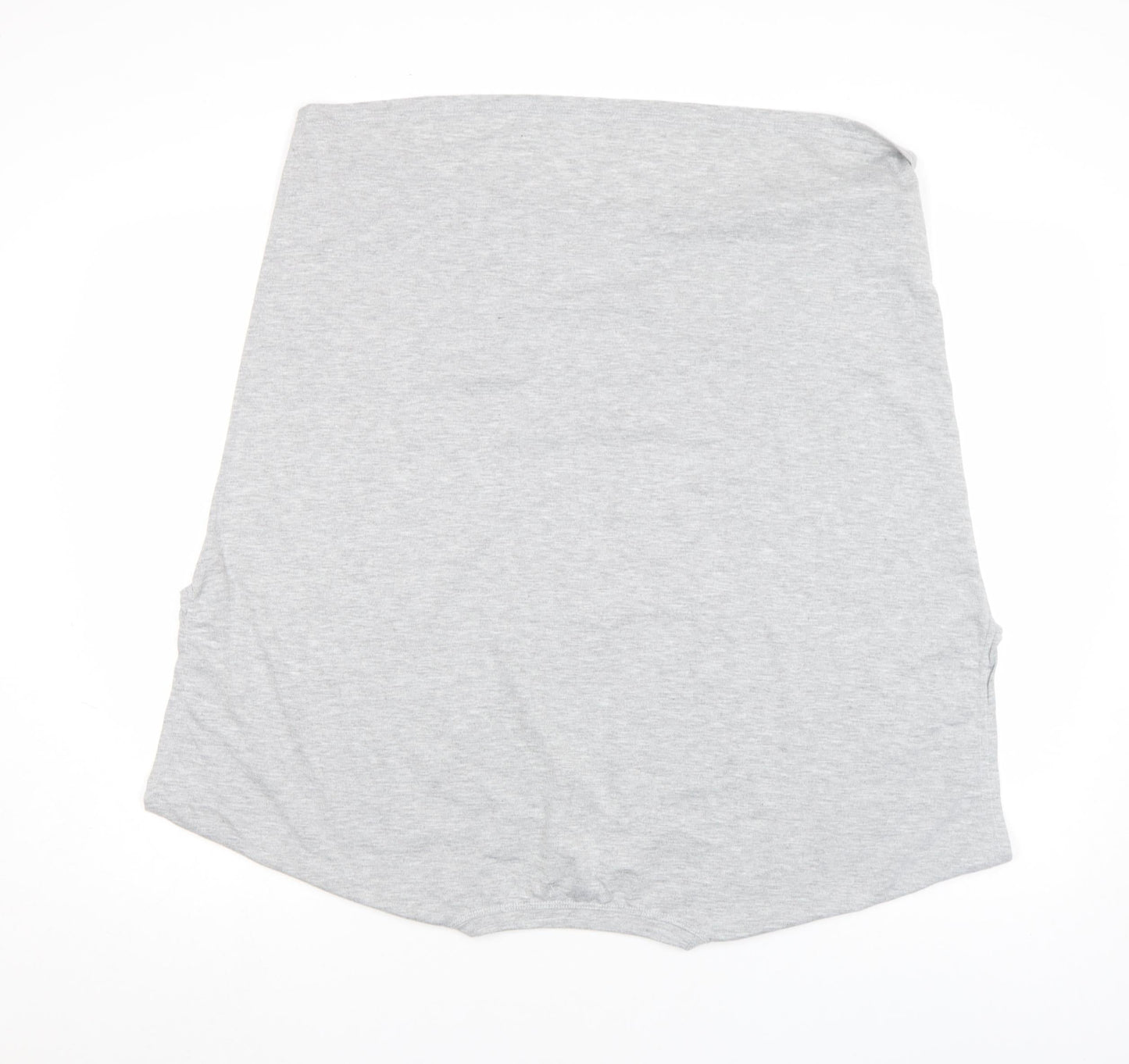 Blue Vanilla Women's Grey Beaded Flower Relaxed Fit T-Shirt Size M/L