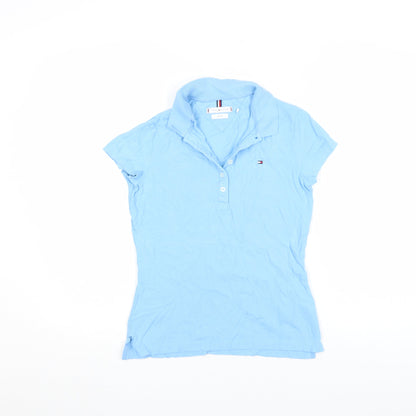 Womens UK Size S Tommy Hilfiger Blue Basic Polo