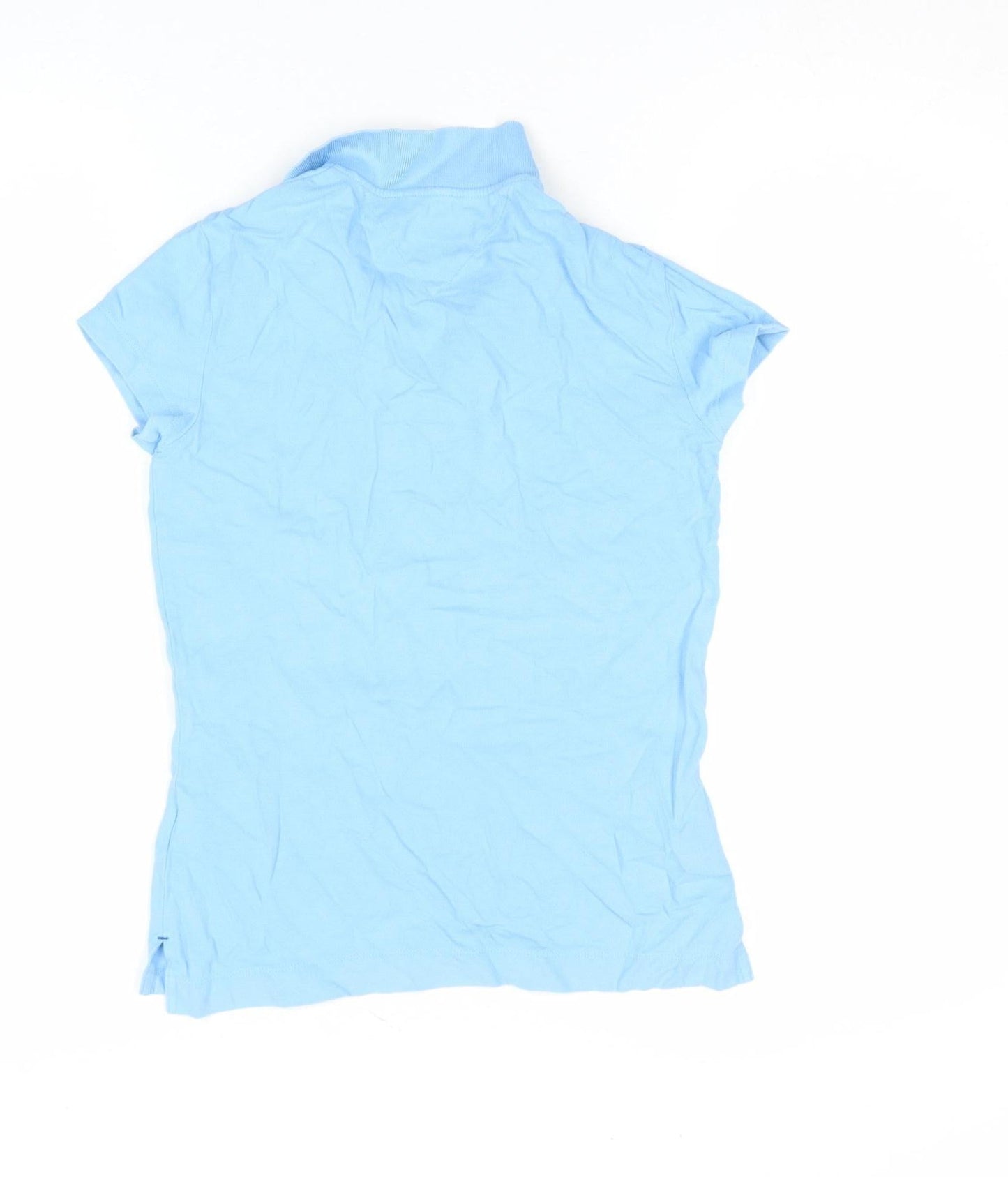 Womens UK Size S Tommy Hilfiger Blue Basic Polo