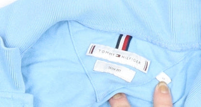 Womens UK Size S Tommy Hilfiger Blue Basic Polo