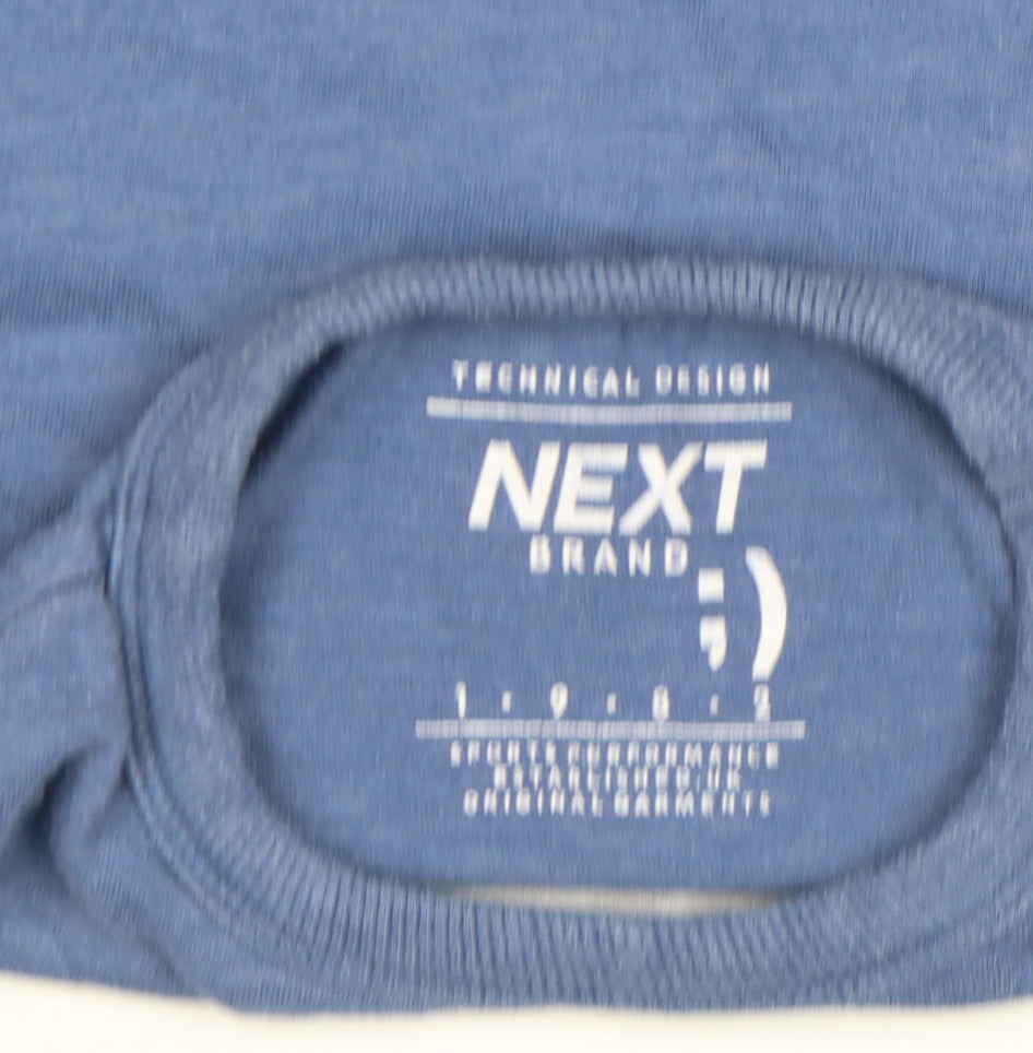 Next Girls Blue Star Print Cotton Blend T-Shirt 4-5 Years