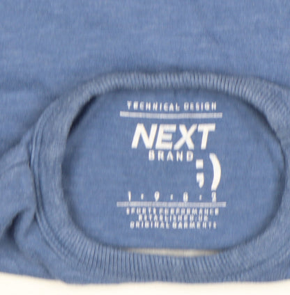 Next Girls Blue Star Print Cotton Blend T-Shirt 4-5 Years