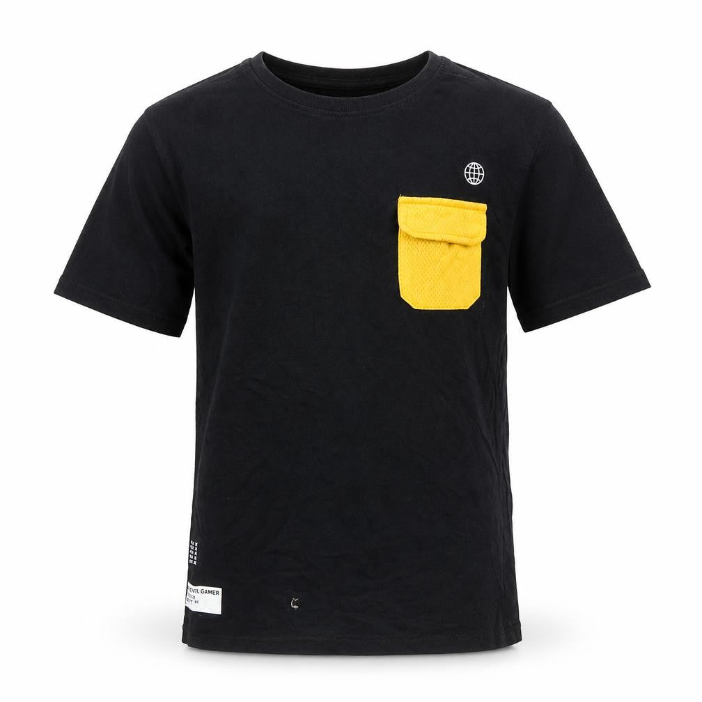 Boys UK Size 10-11 Years Primark Black Basic T-Shirt