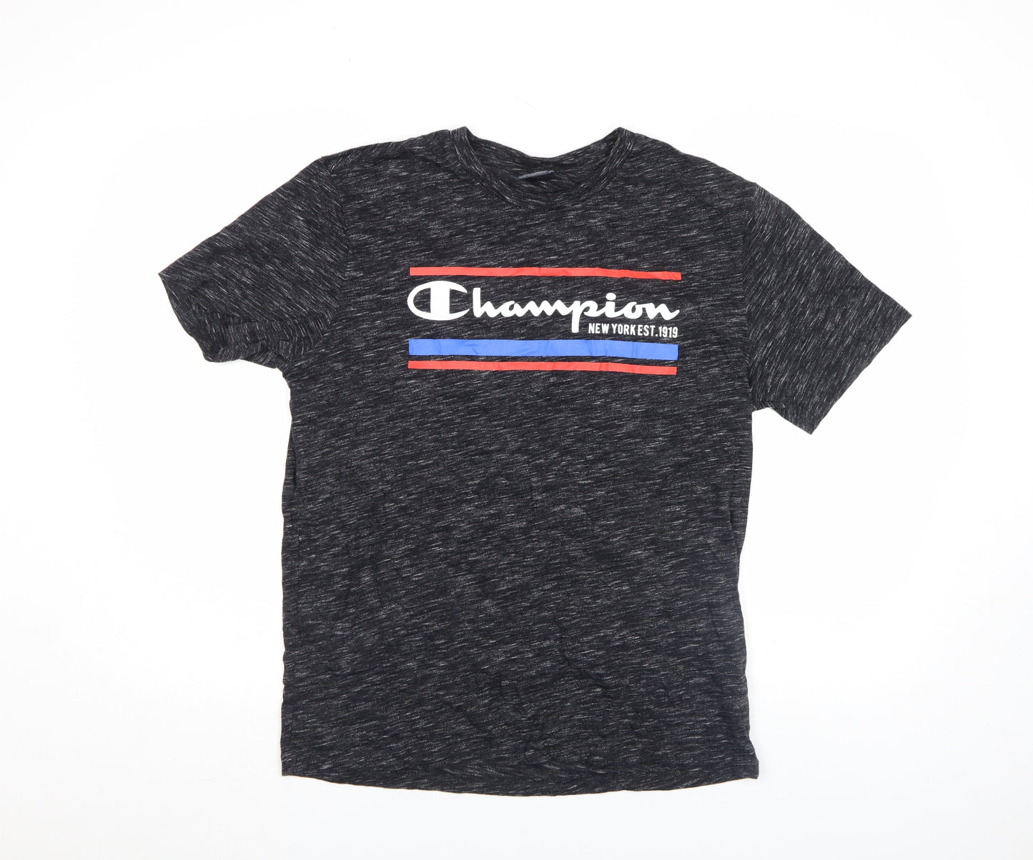 Mens UK Size L Champion Black  T-Shirt
