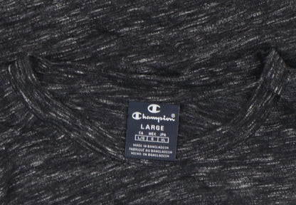 Mens UK Size L Champion Black  T-Shirt