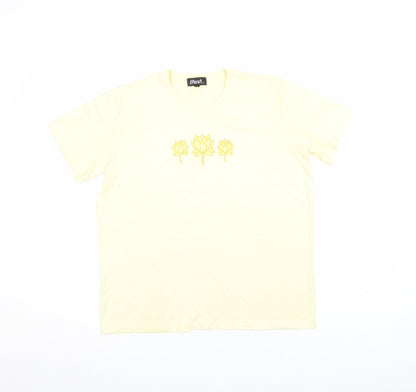 Womens UK Size M NEXT Yellow Basic T-Shirt