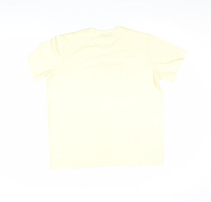 Womens UK Size M NEXT Yellow Basic T-Shirt