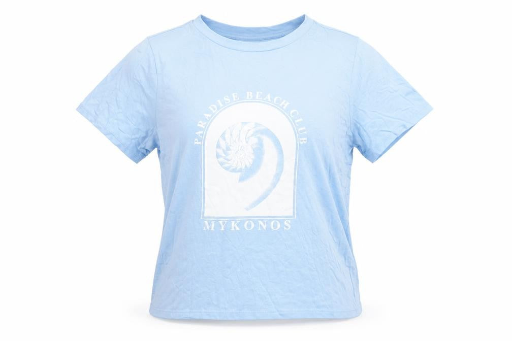Womens UK Size L Primark Blue Basic T-Shirt
