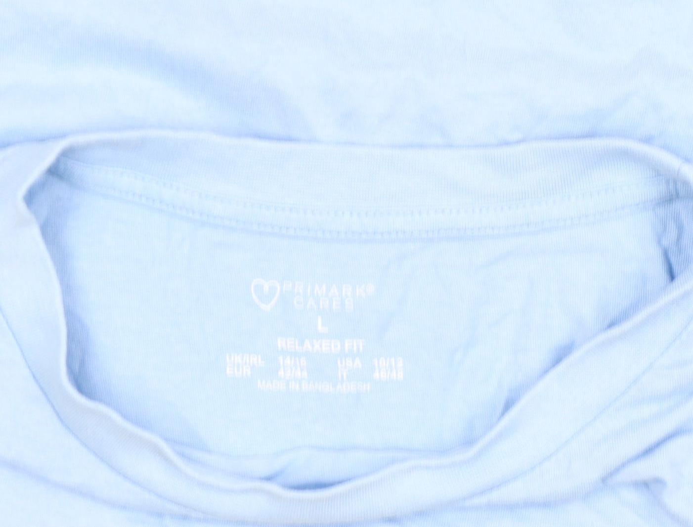 Primark Women Blue Relaxed Fit Paradise Beach Mykonos T-Shirt L