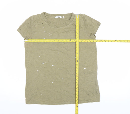 Womens UK Size 8 NEXT Green Basic T-Shirt