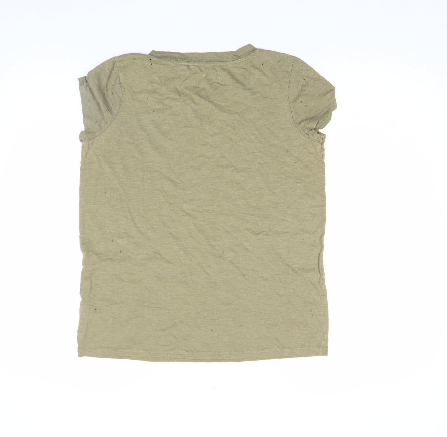 Womens UK Size 8 NEXT Green Basic T-Shirt